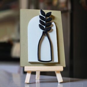 Leafy Serenity | Table Decor | MDF Frame